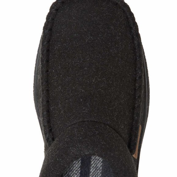 DEARFOAM Mens House Slippers Shoes 7/8 Brand New Black small NIB - Picture 6 of 8